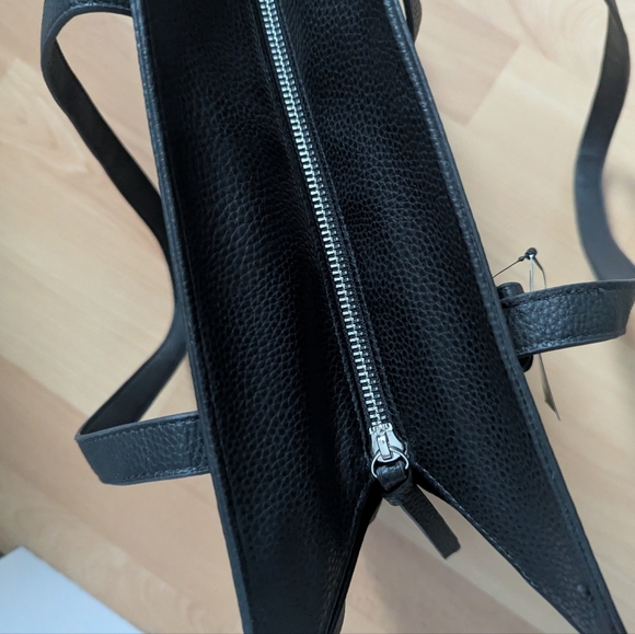 SMALL Nanette Lepore Elegant Black Tote x1 - Picture 7 of 11